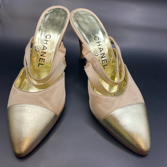 Chanel slides heels size 37.5/7 - Picture 12 of 12